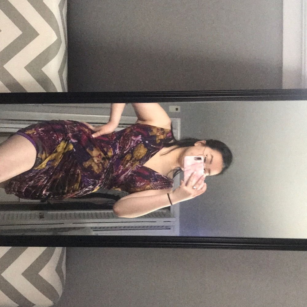 Fancy mini floral dress